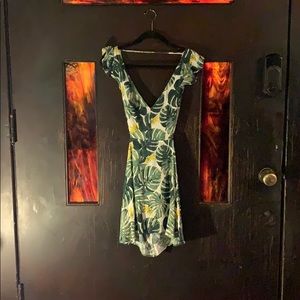 For Love and Lemons tropical print dress